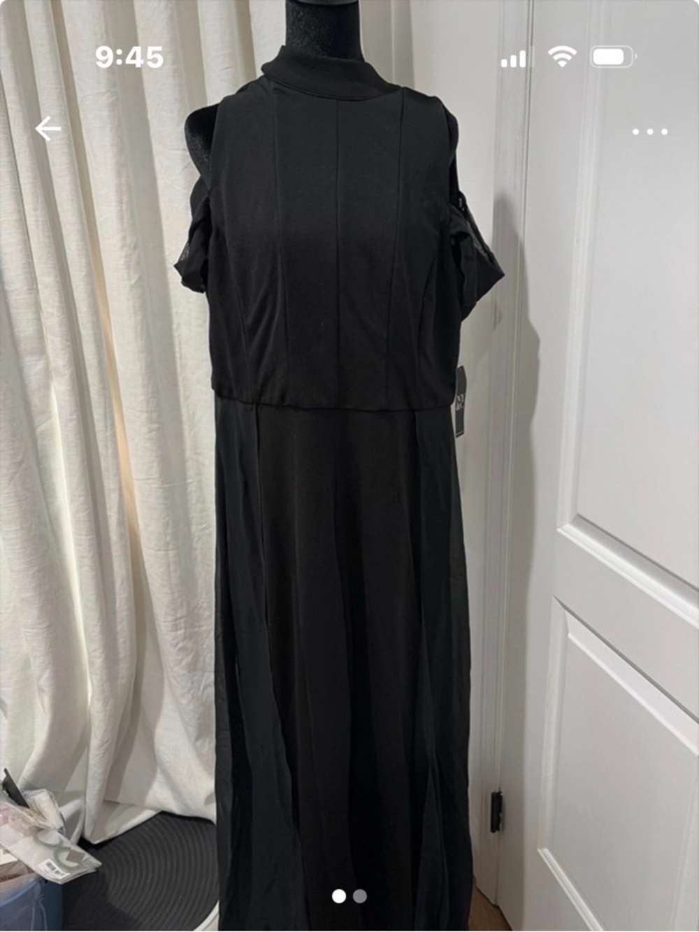 New York & Company Black Jumpsuit